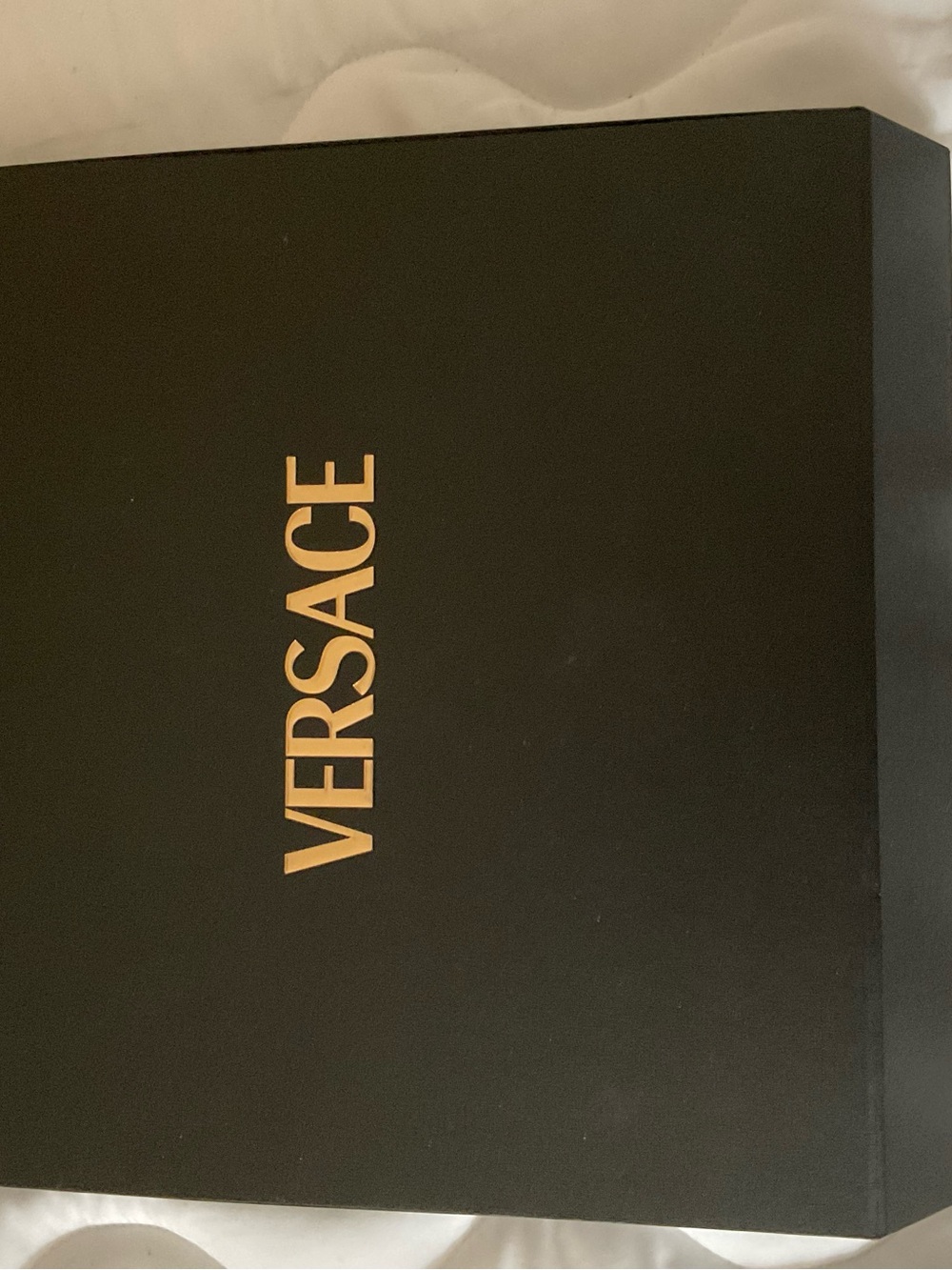 Versace Black Box with Gold Logo
